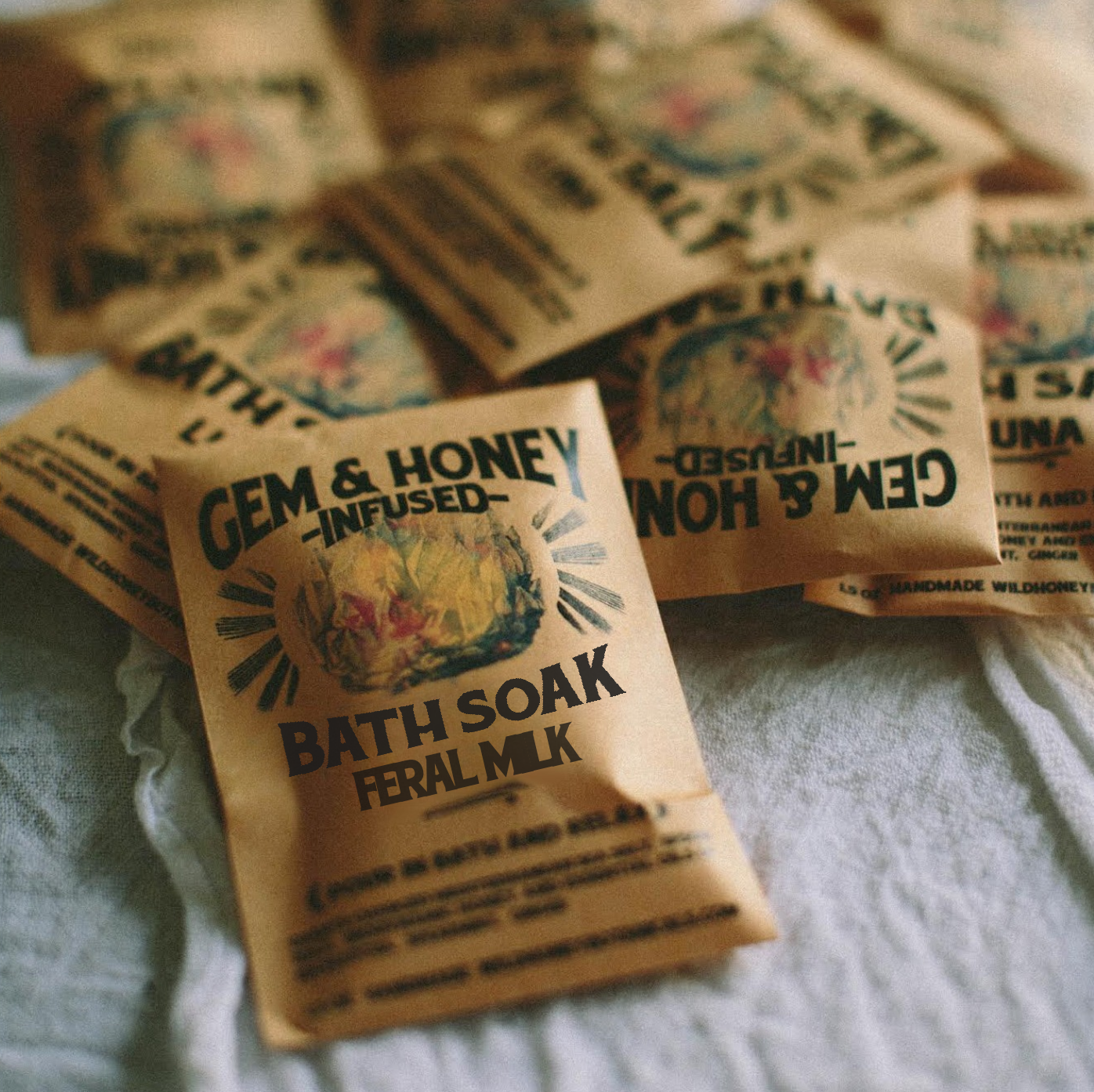 FERAL MILK Functional Bathing Salt / Soak + Body Polish
