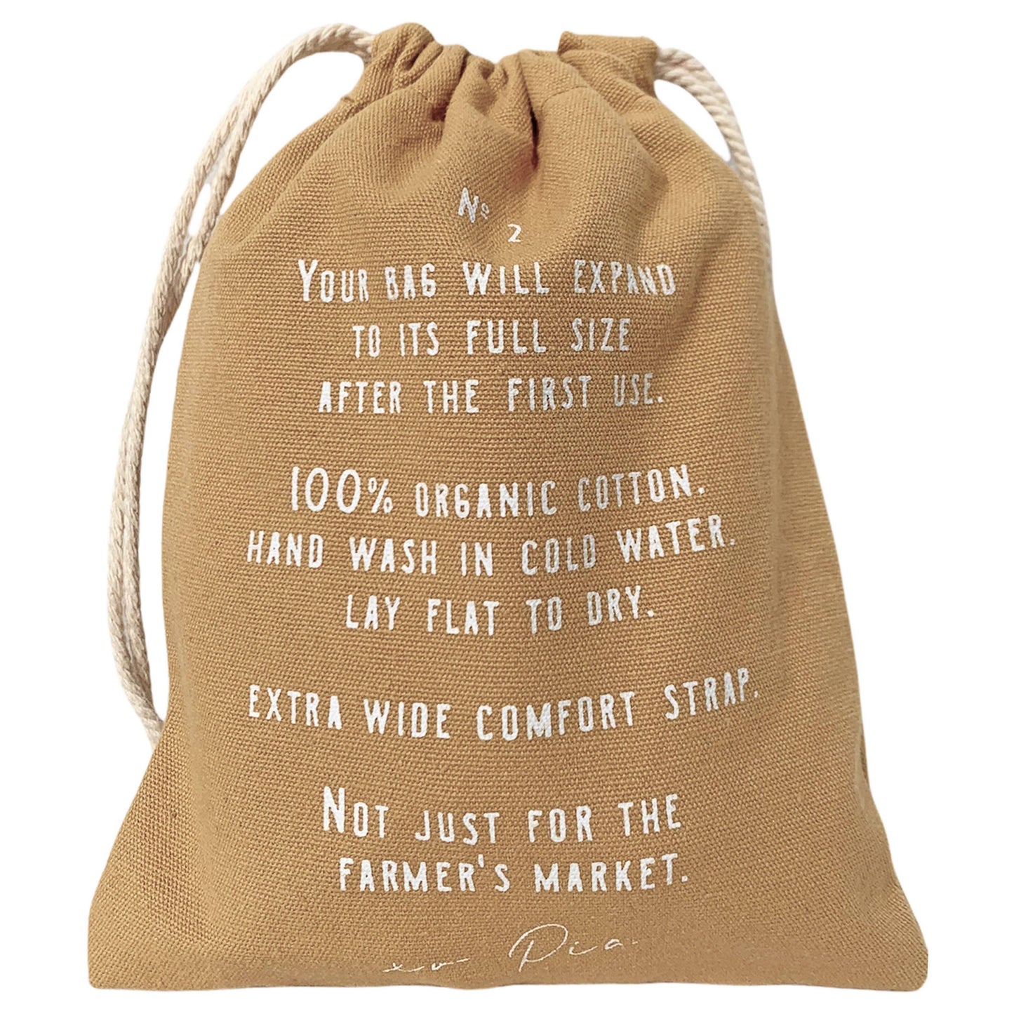The french market bag no.2 in wheat