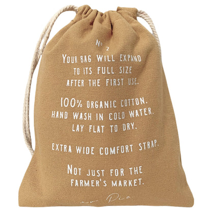 The french market bag no.2 in wheat