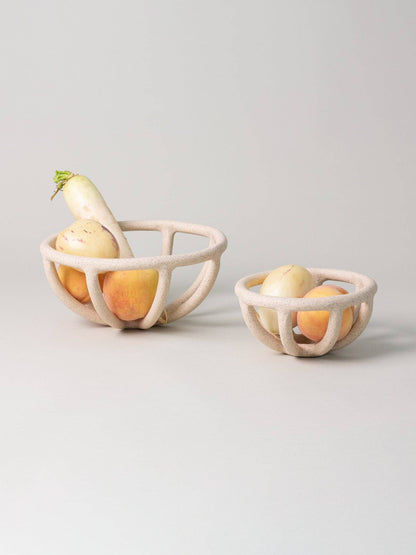 Prong Fruit Bowl, Sand