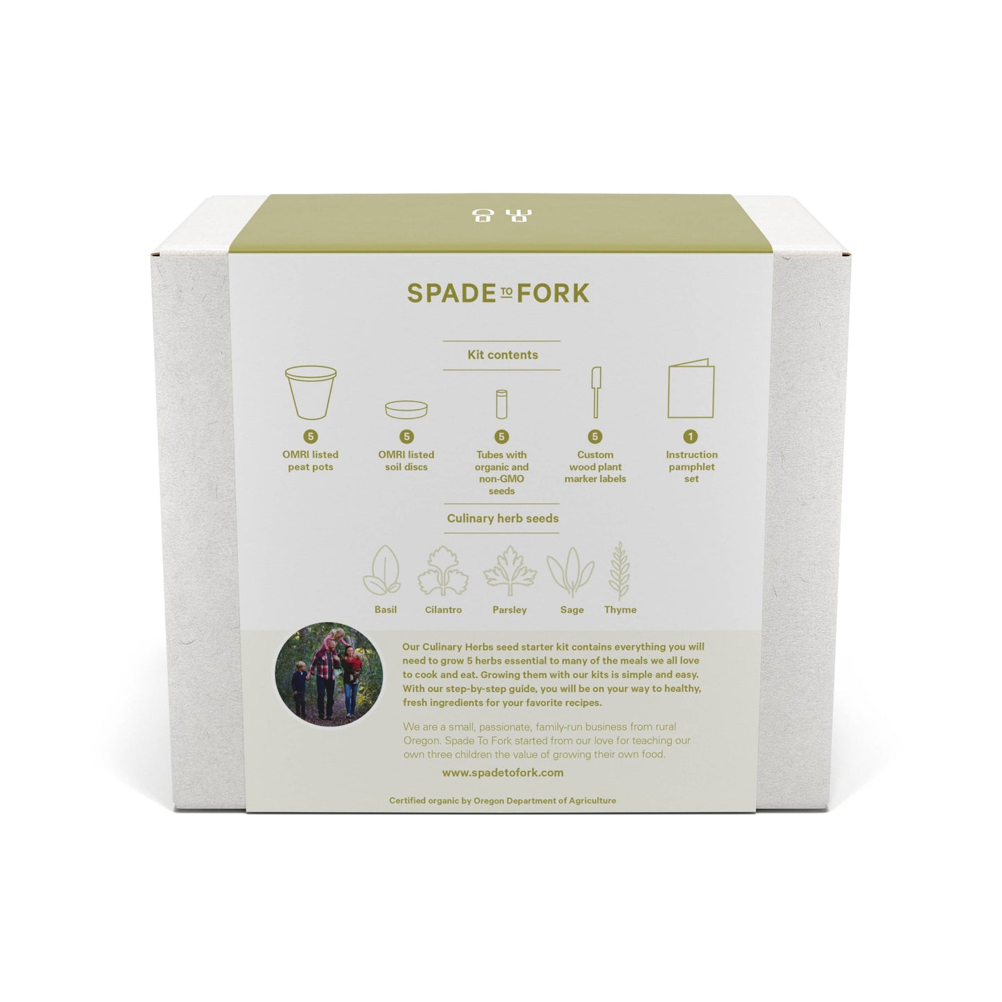 Organic Culinary Herb Growing Kit