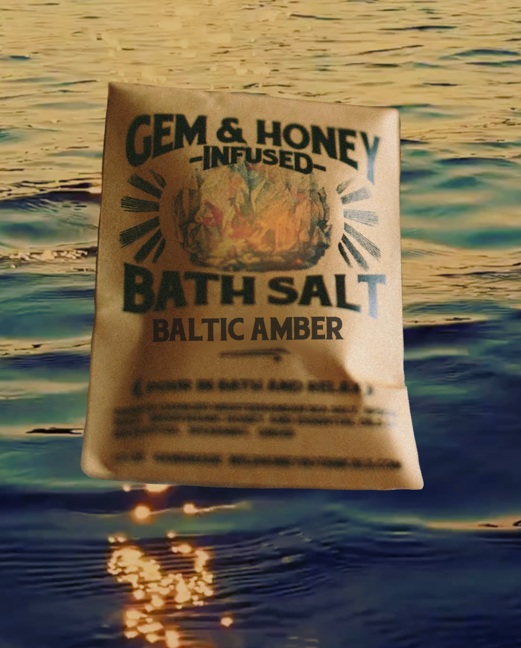 Baltic Amber  Bath Soak or Body Scrub Organic