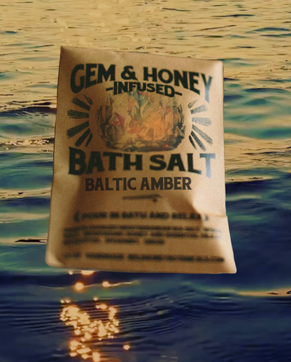 Baltic Amber  Bath Soak or Body Scrub Organic
