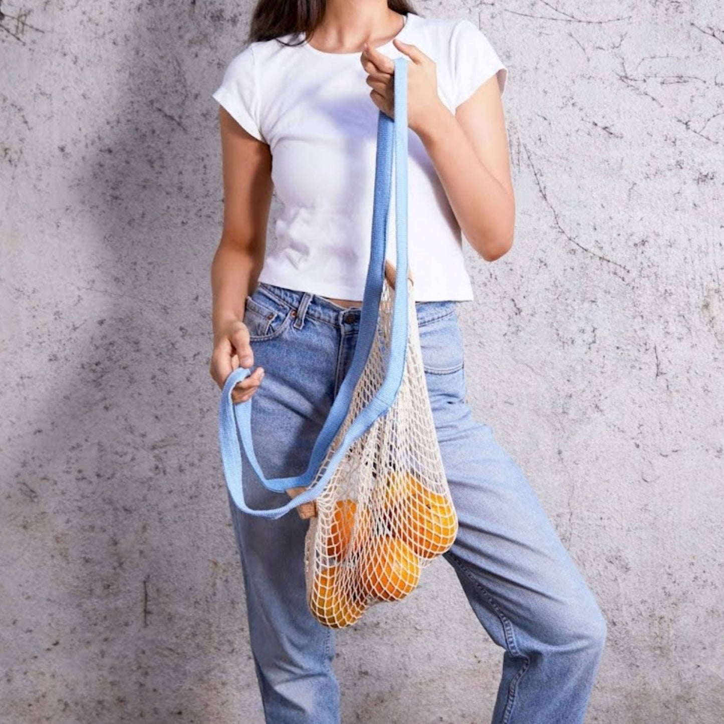The french market bag two tone