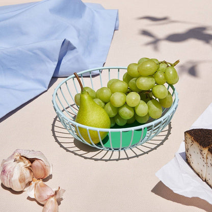 Iris Wire Basket - Small (7.5" diam) - Steel Fruit Basket