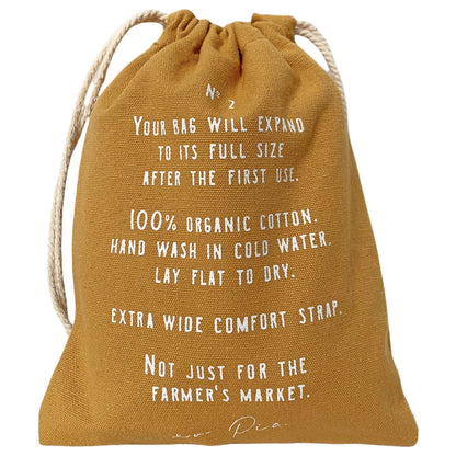 The french market bag no.2 in goldenrod