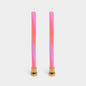 Rope Candles - Orange (2 Pack) - 11" Vibrant Taper Candles