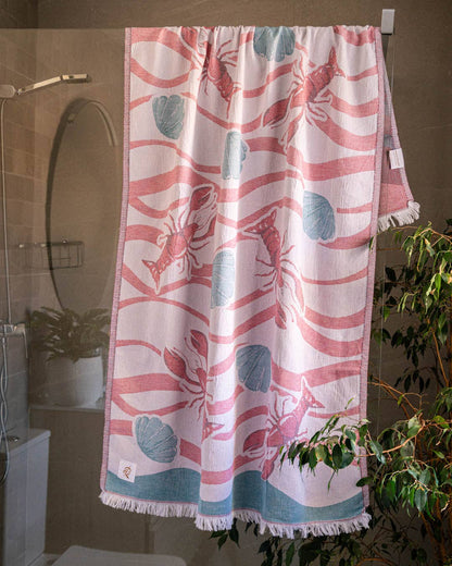 Lobster Beach Towel