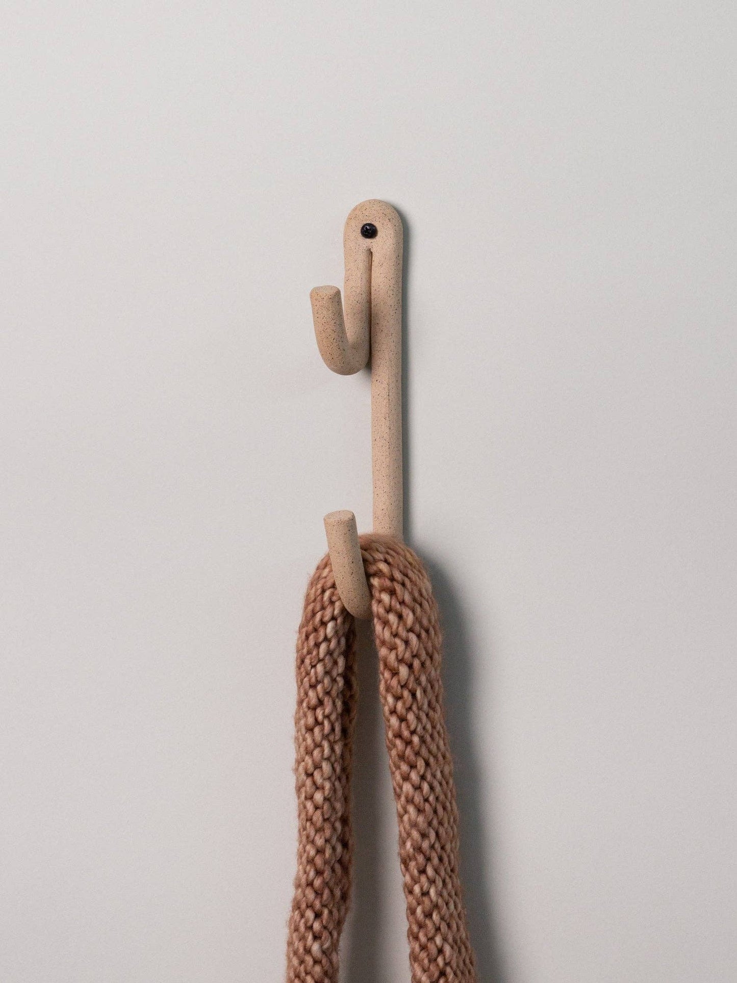 Leggy Long Wall Hook, Speckled
