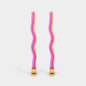 Wiggle Candles - Orange, Pink & Lav. (2 Pack) - 11" Tapers