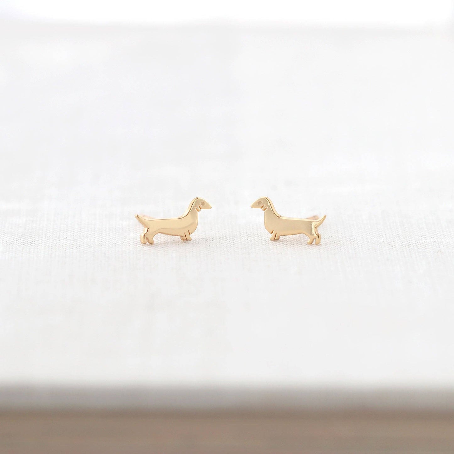 Weiner Dog Stud Earrings