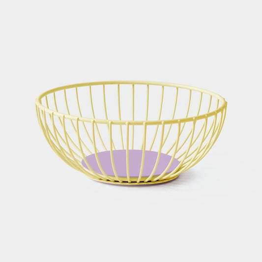 Iris Wire Basket - Small (7.5" diam) - Steel Fruit Basket