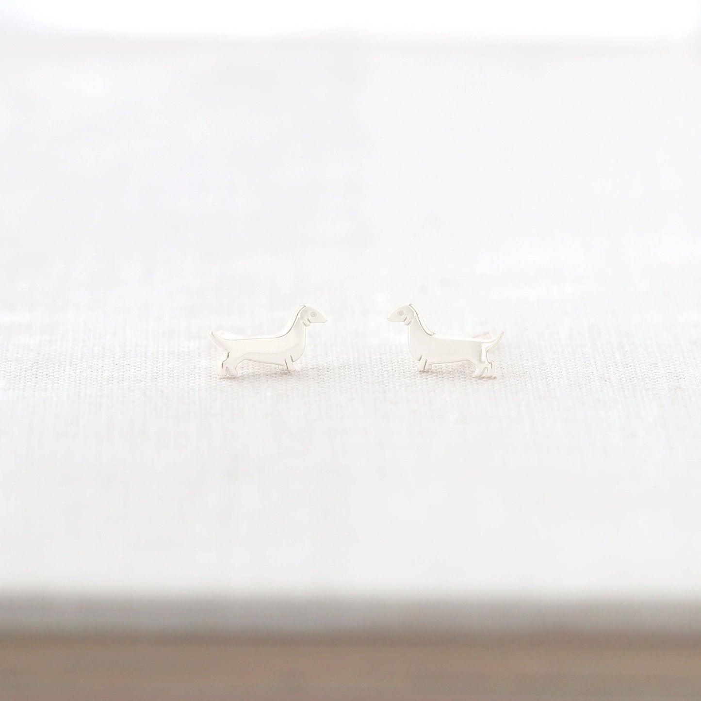 Weiner Dog Stud Earrings