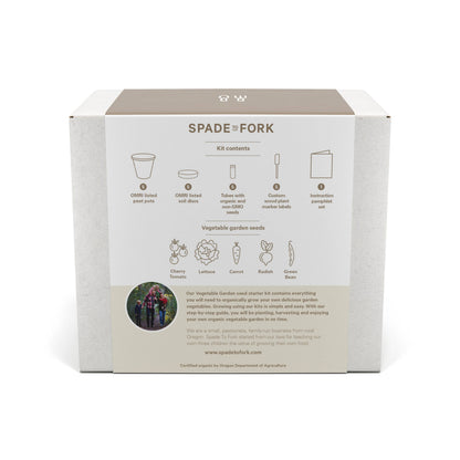 Organic Vegetable Garden Growing Kit