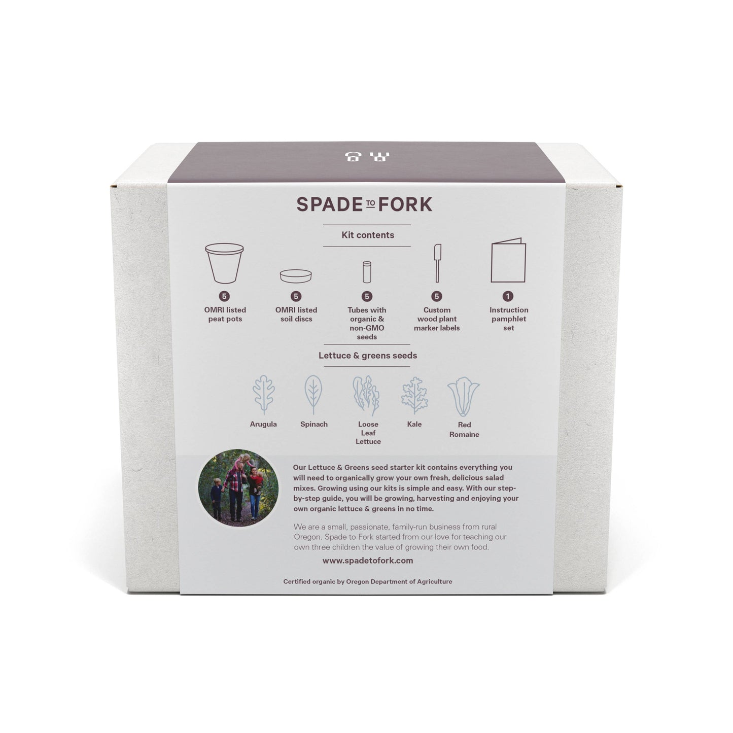 Organic Lettuce & Greens Growing Kit