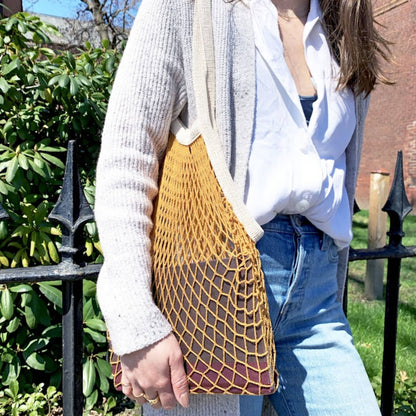 The french market bag no.2 in goldenrod