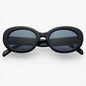 Aria Acetate Womens Oval Sunglasses