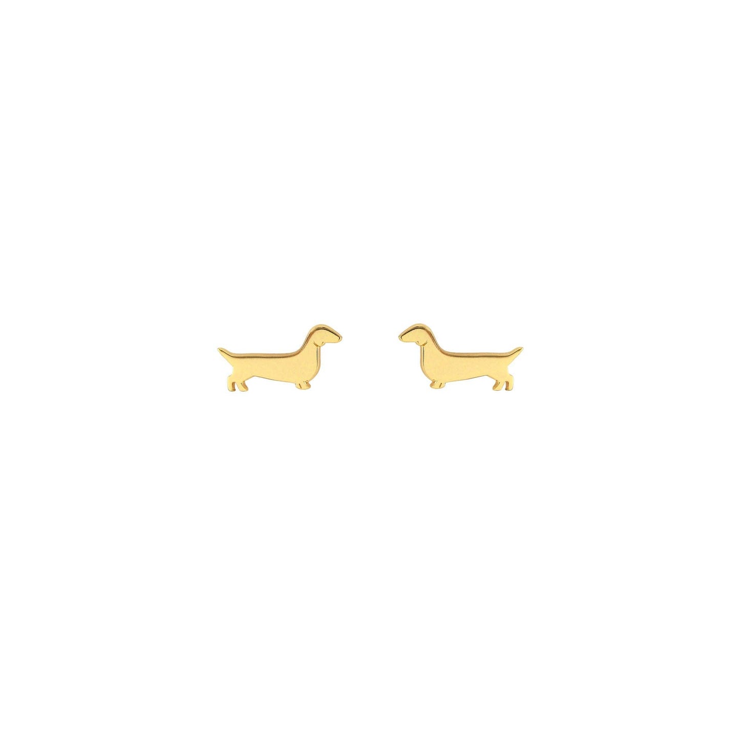 Weiner Dog Stud Earrings