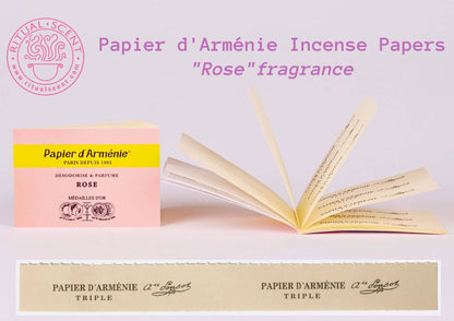 Papier d'Arménie French Incense paper booklets (darmenie)